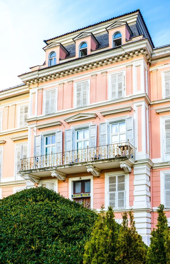 villa, wealth, style, art nouveau, architecture, building, historical, house, architectural style, founding time, facade, town house, austria, culture, balcony, monument, europe, window, bad gleichenberg, spa, summer resort, styria